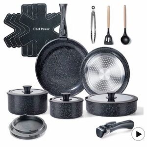 Chef Power Nonstick Cookware Set